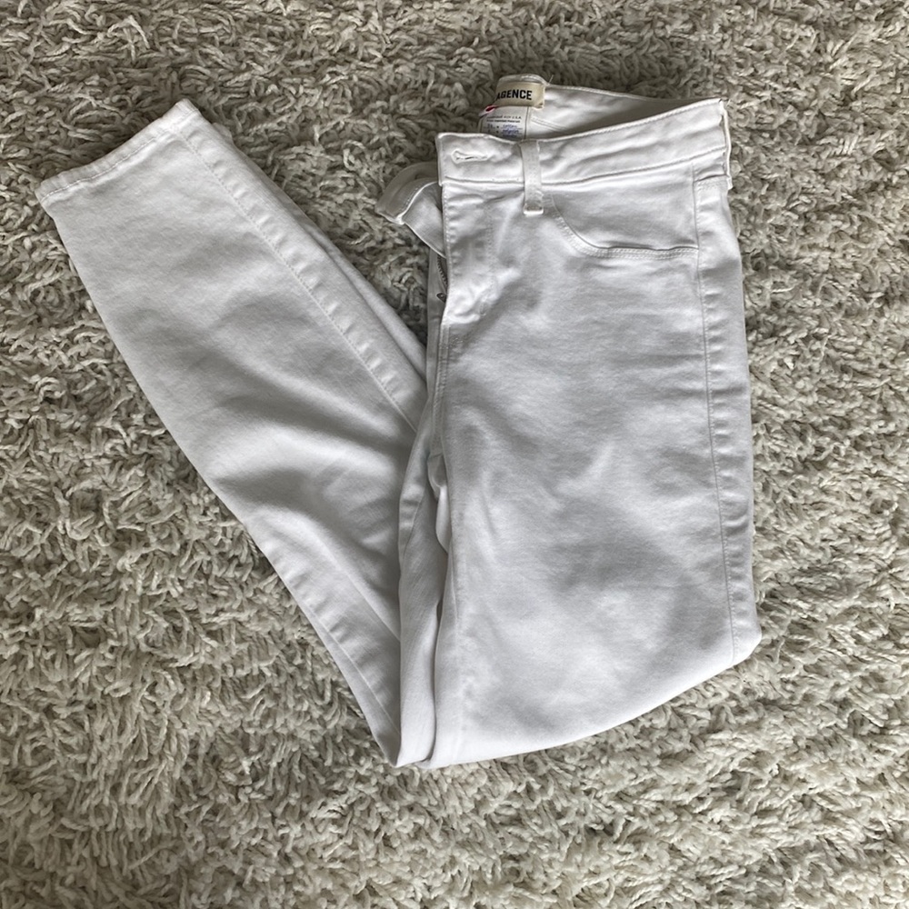 White lagence denim